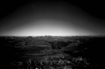 View from Mt. Bierstadt, Colorado. Ilford ISO125, roughly a 15 second exposure.